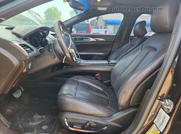 3LN6L2N94GR609280 2016 LINCOLN MKZ Black Dashboard view