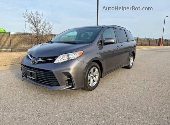 5TDKZ3DC1JS925096 2018 TOYOTA SIENNA Gray Հետևի աջ