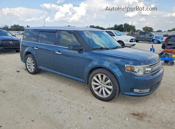 2FMGK5C80GBA10703 2016 FORD FLEX Blue წინა ხედი