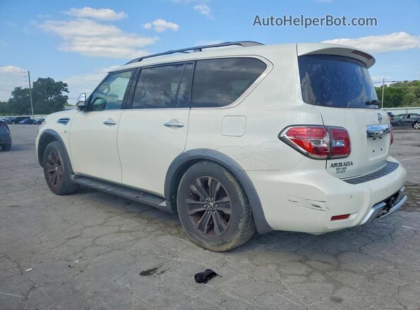 JN8AY2NF0J9330079 2018 NISSAN ARMADA Белый Задняя правая четверть