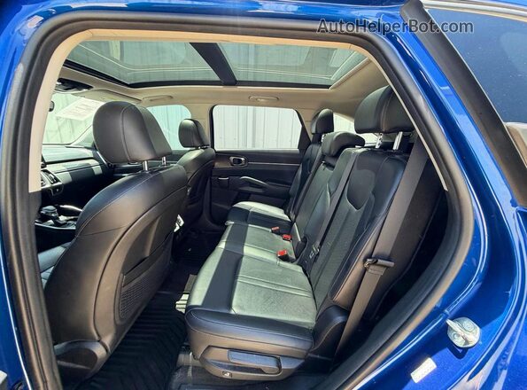 5XYRL4LC1PG222739 2023 KIA SORENTO Blue Vista interior delantera