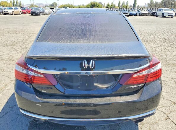 1HGCR2F55GA175769 2016 HONDA ACCORD Black Vista interior delantera