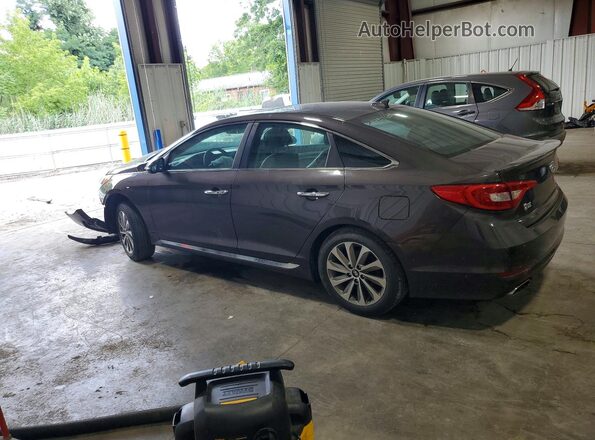 5NPE34AF3GH355040 2016 HYUNDAI SONATA Угольный Задняя правая четверть