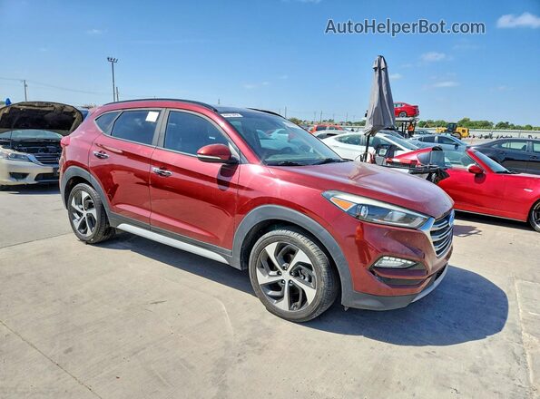 KM8J33A23JU790607 2018 HYUNDAI TUCSON Red Front view