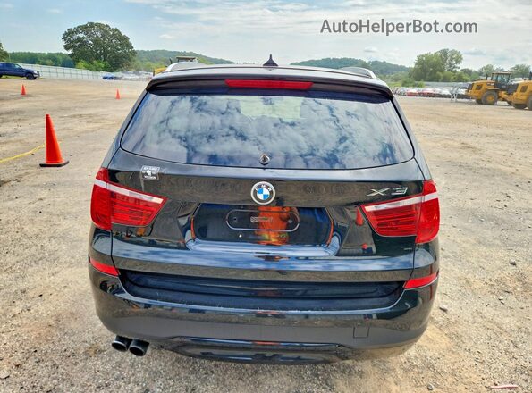 5UXWX9C53H0T00272 2017 BMW X3 Black Widok wnętrza z przodu