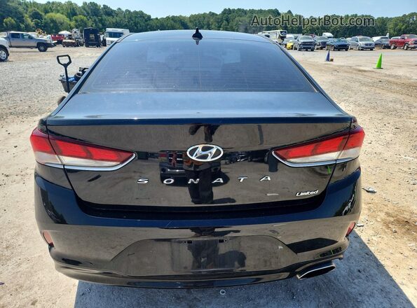 5NPE34AF4JH684935 2018 HYUNDAI SONATA Black Vista interior delantera