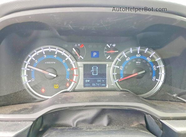 JTEBU5JR3K5685877 2019 TOYOTA 4RUNNER Black Rear seats view