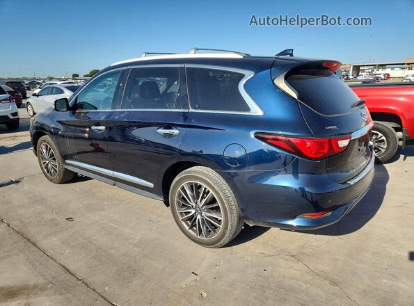 5N1DL0MM8HC504923 2017 INFINITI QX60 Blue Հետևի աջ