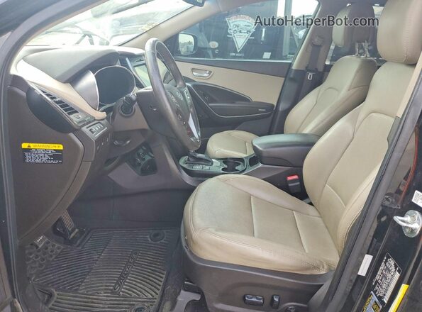 5XYZUDLB5HG468330 2017 HYUNDAI SANTA FE Black Вид панелі приладів