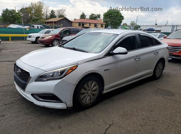 KMHE24L32HA075748 2017 HYUNDAI SONATA White Հետևի ձախ