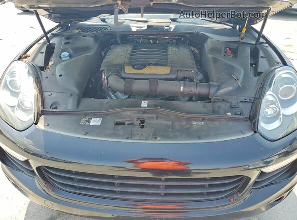 WP1AA2A27GKA13371 2016 PORSCHE CAYENNE Black VIN կոդի պիտակի տեսք