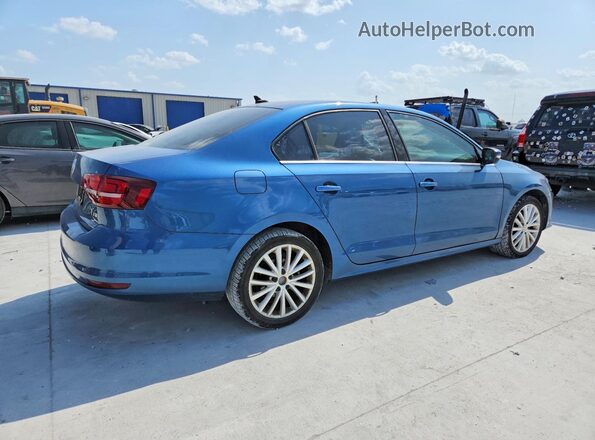 3VWL07AJ4GM393745 2016 VOLKSWAGEN JETTA Blue Передня права чверть