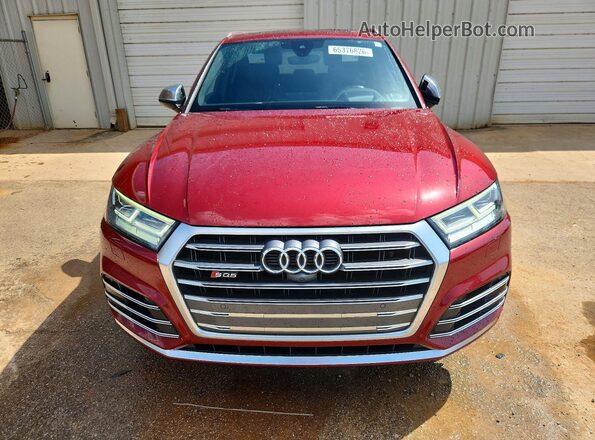 WA1C4AFY9J2021501 2018 AUDI SQ5 Red Rear view