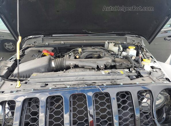 1C6JJTAG0PL575147 2023 JEEP GLADIATOR Black Engine compartment view