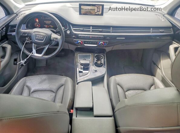 WA1LAAF7XHD005838 2017 AUDI Q7 Silver Вид щитка приладів