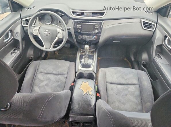 JN8AT2MT6GW020731 2016 NISSAN ROGUE Blue Սարքավորումների վահանակի տեսք
