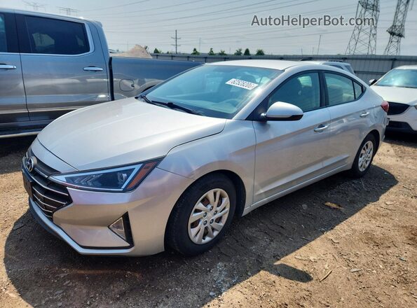 5NPD74LF1KH484321 2019 HYUNDAI ELANTRA Серебряный Задняя левая четверть