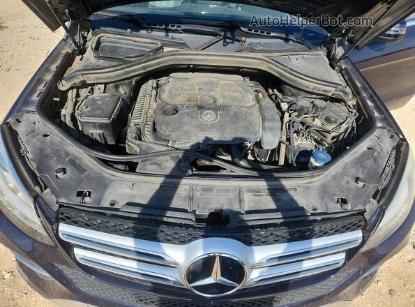 4JGDA5JB6GA681289 2016 MERCEDES-BENZ GLE Blue Widok naklejki z numerem VIN