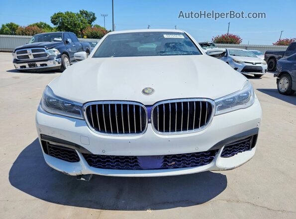 WBA7F2C53JG423595 2018 BMW 7 SERIES White Widok z tyłu