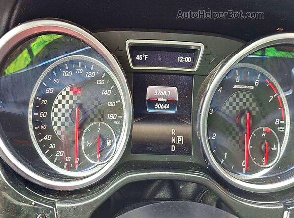 4JGED6EB2KA147842 2019 MERCEDES-BENZ GLE White Instrument cluster view