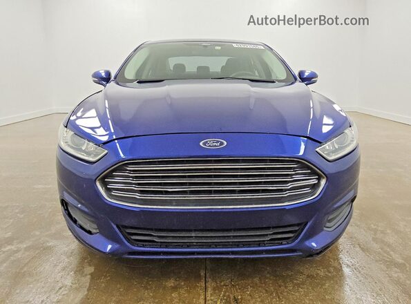 3FA6P0H70GR260664 2016 FORD FUSION Blue Widok z tyłu
