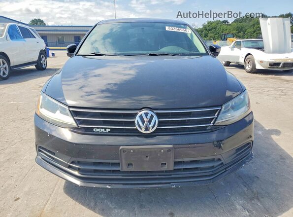 3VW2B7AJ8HM313791 2017 VOLKSWAGEN JETTA Black Вид ззаду