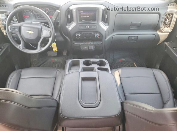 1GCRWAEH2LZ211128 2020 CHEVROLET SILVERADO White Вид щитка приладів