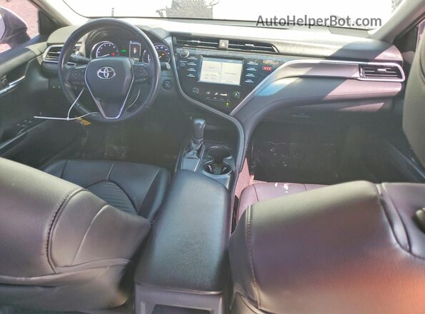 4T1B11HK3JU094611 2018 TOYOTA CAMRY White Widok zestawu wskaźników