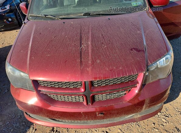 2C4RDGEG8KR578026 2019 DODGE GRAND Red VIN sticker view