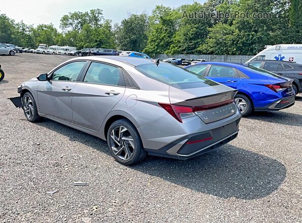 KMHLM4DG0SU094579 2025 HYUNDAI ELANTRA Серебряный Передняя правая четверть