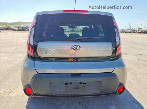KNDJN2A20G7320695 2016 KIA SOUL Серый Вид салона спереди