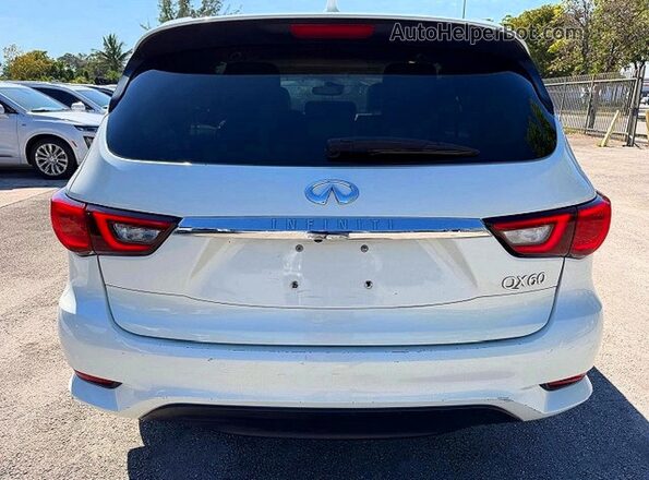 5N1DL0MN4LC547527 2020 INFINITI QX60 Белый Вид салона спереди