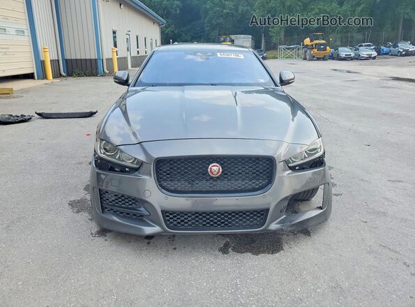 SAJAL4BN4HA971585 2017 JAGUAR XF Gray Vista trasera