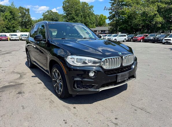 5UXKR0C34H0V74261 2017 BMW X5 Black Front view