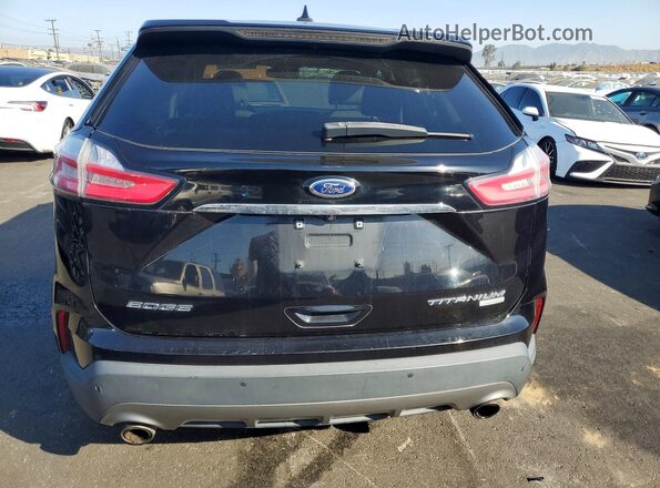 2FMPK3K98KBC02698 2019 FORD EDGE Black წინა სალონის ხედი