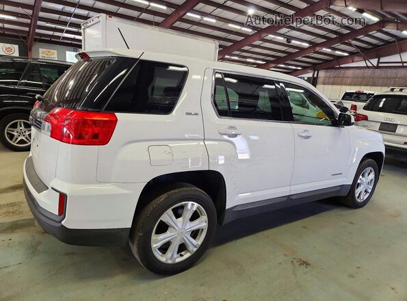 2GKALMEK0H6316258 2017 GMC TERRAIN White Передня права чверть