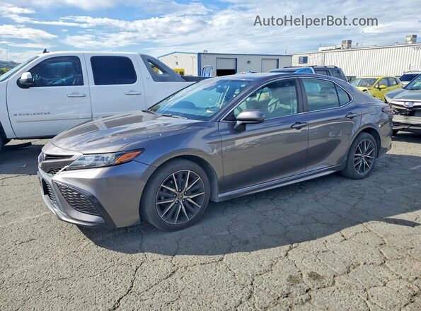 4T1G11AK4MU545873 2021 TOYOTA CAMRY Gray Հետևի ձախ