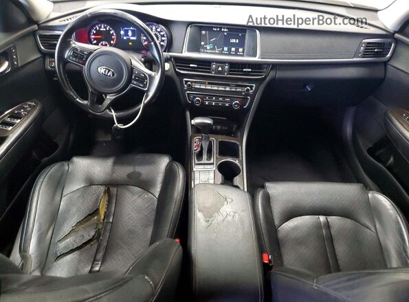 5XXGU4L39GG040280 2016 KIA OPTIMA Оранжевый Вид щитка приборов