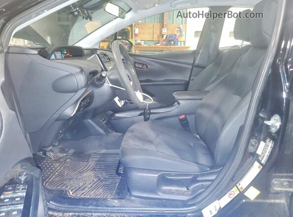 JTDKBRFU5H3035760 2017 TOYOTA PRIUS Black Dashboard view
