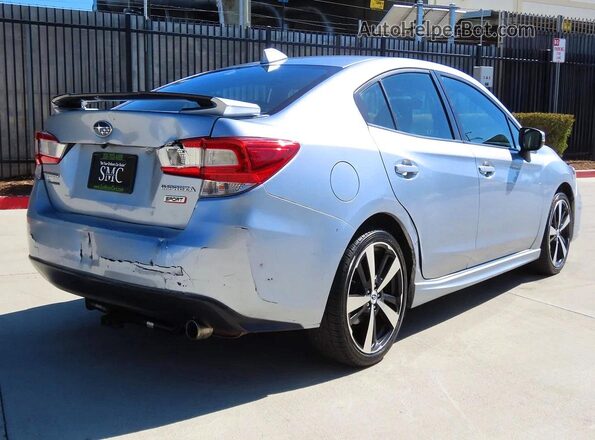 4S3GKAL65H3600781 2017 SUBARU IMPREZA Серебряный Передняя правая четверть