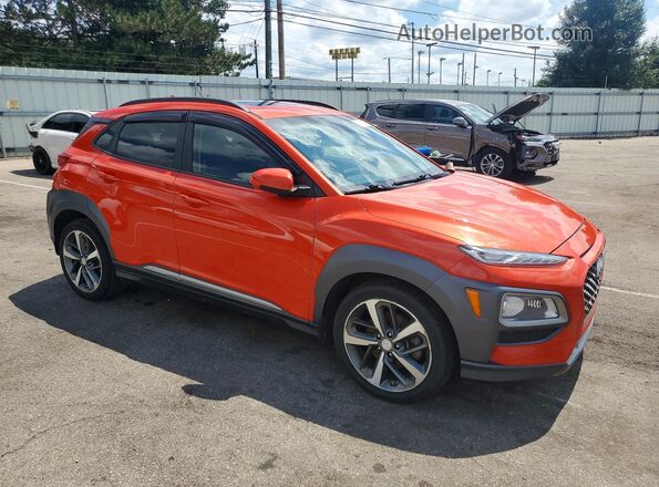 KM8K3CA5XKU364042 2019 HYUNDAI KONA Orange წინა ხედი