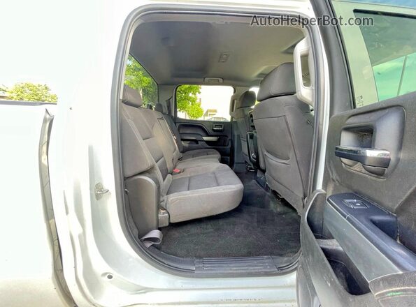 3GCUKREC8HG163585 2017 CHEVROLET SILVERADO White Вид ззаду
