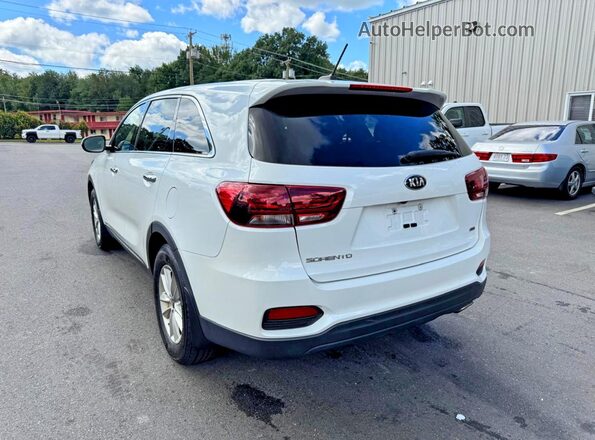 5XYPGDA31KG450666 2019 KIA SORENTO White Tył prawy