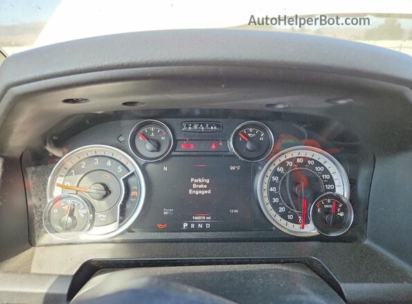 1C6RR7LM0HS879303 2017 RAM 1500 White Հետևի նստատեղերի տեսք