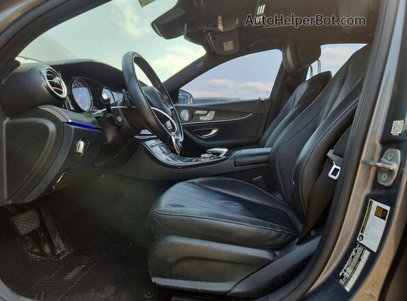 WDDZF4KB8HA146850 2017 MERCEDES-BENZ E Gray წინა პანელის ხედი