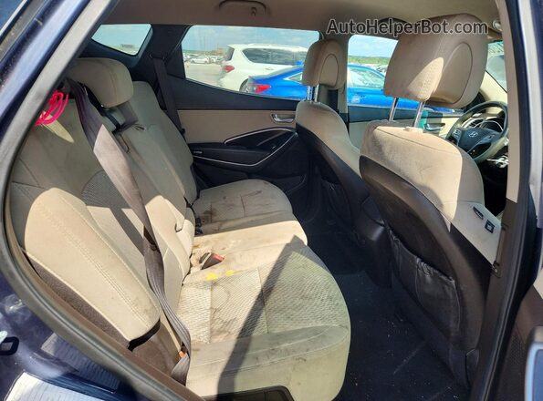 5XYZT3LB7HG410961 2017 HYUNDAI SANTA Blue Вид задньої частини салону