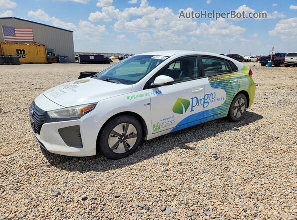KMHC65LC0KU136747 2019 HYUNDAI IONIQ Белый Задняя левая четверть
