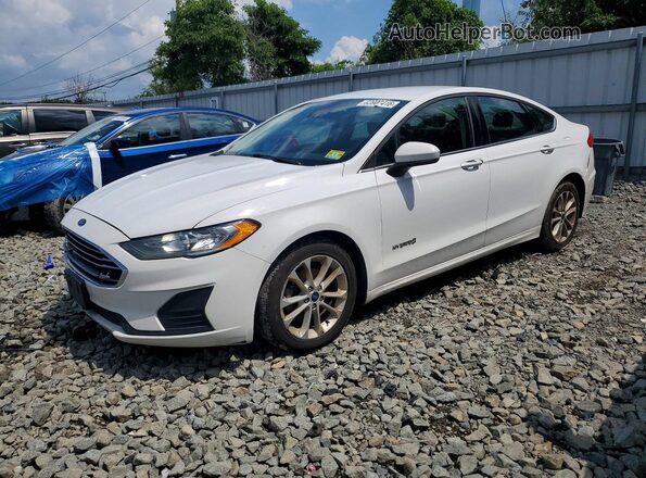 3FA6P0LU5KR158167 2019 FORD FUSION Белый Задняя левая четверть