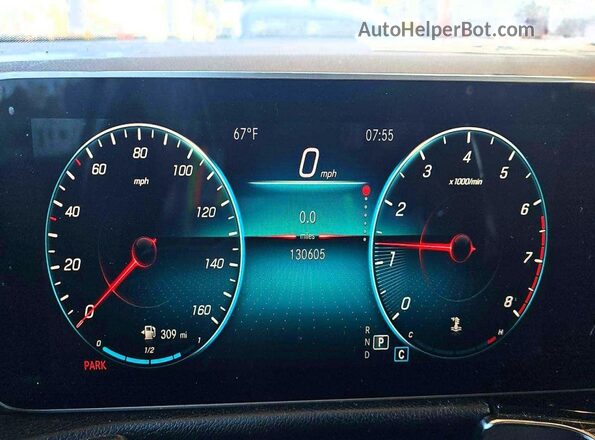 W1N4M4HB3MW115397 2021 MERCEDES-BENZ GLB-CLASS White Vista del salpicadero