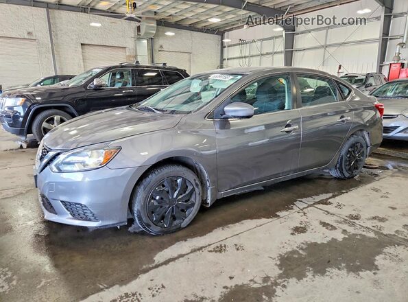 3N1AB7AP7GL648454 2016 NISSAN SENTRA Silver Rear left